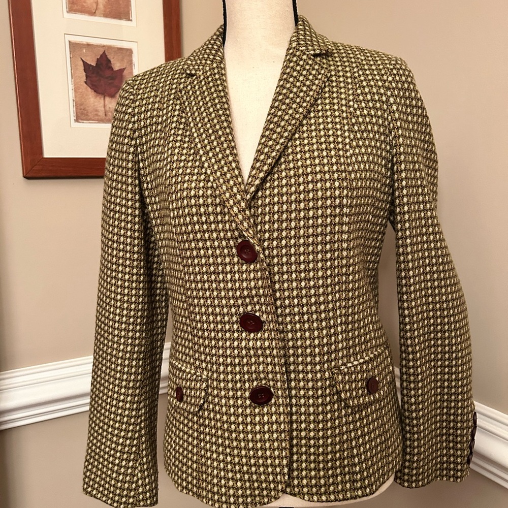 Liz Claiborne Wool Blazer Size 10P